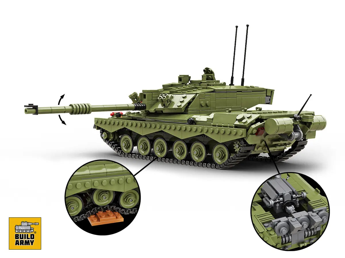 Build Army Challenger 2 Tank 1350 pieces