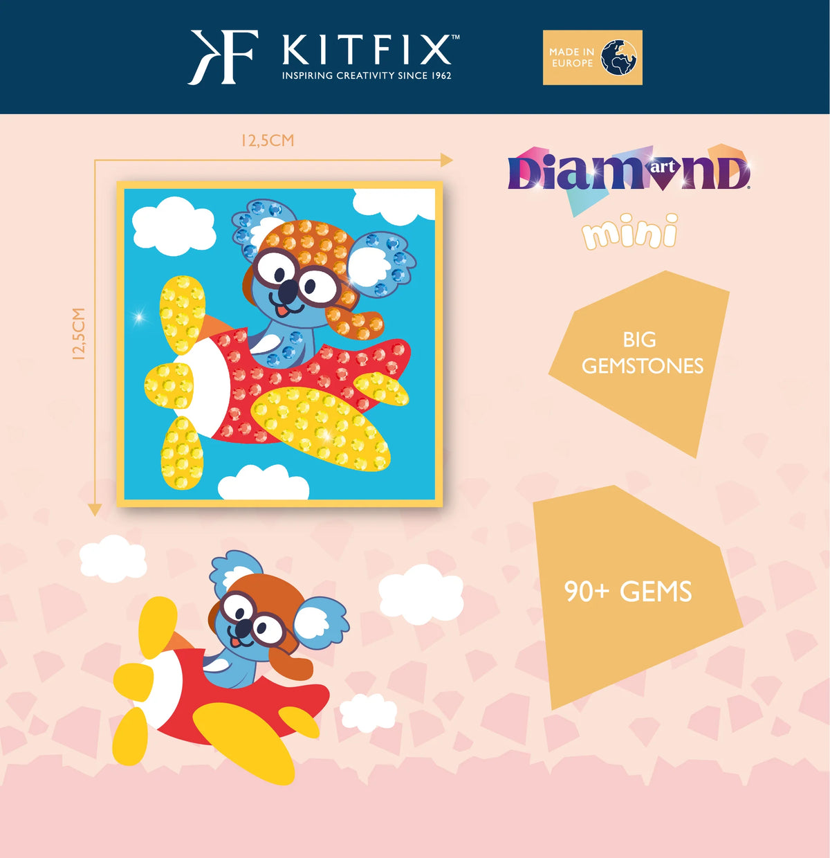 Kitfix Diamond Art Koala Pilot