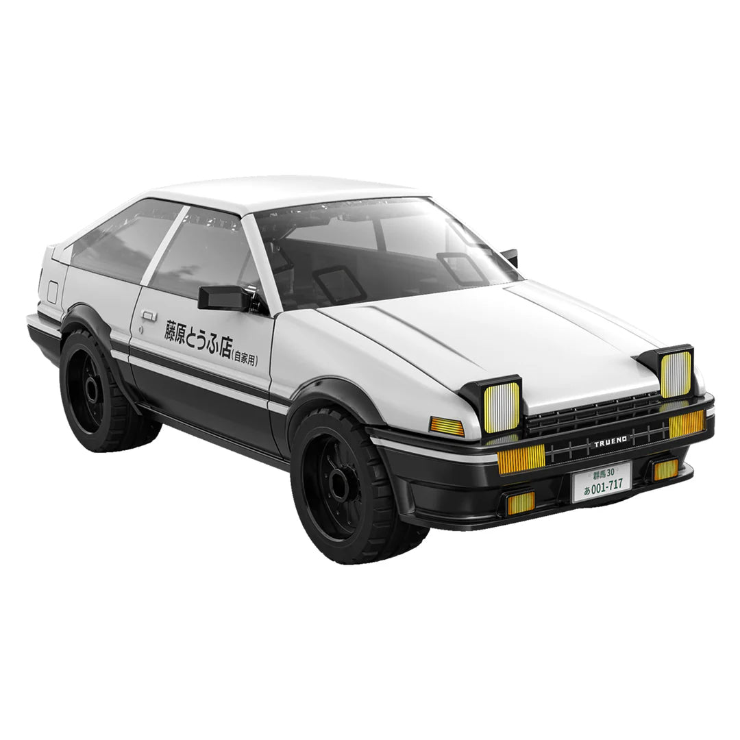 Cada Initial D Toyota AE86 Trueno 72 Piece 1:35 Scale Construction Set