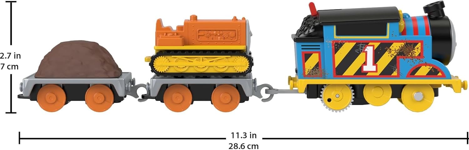 Thomas & Friends Construction Crew Thomas & Terence The Tractor Motorized Toy Train