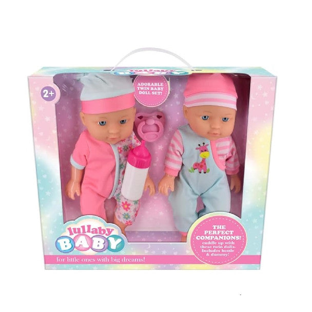 Lullaby Baby 30cm Twin Baby Doll Set