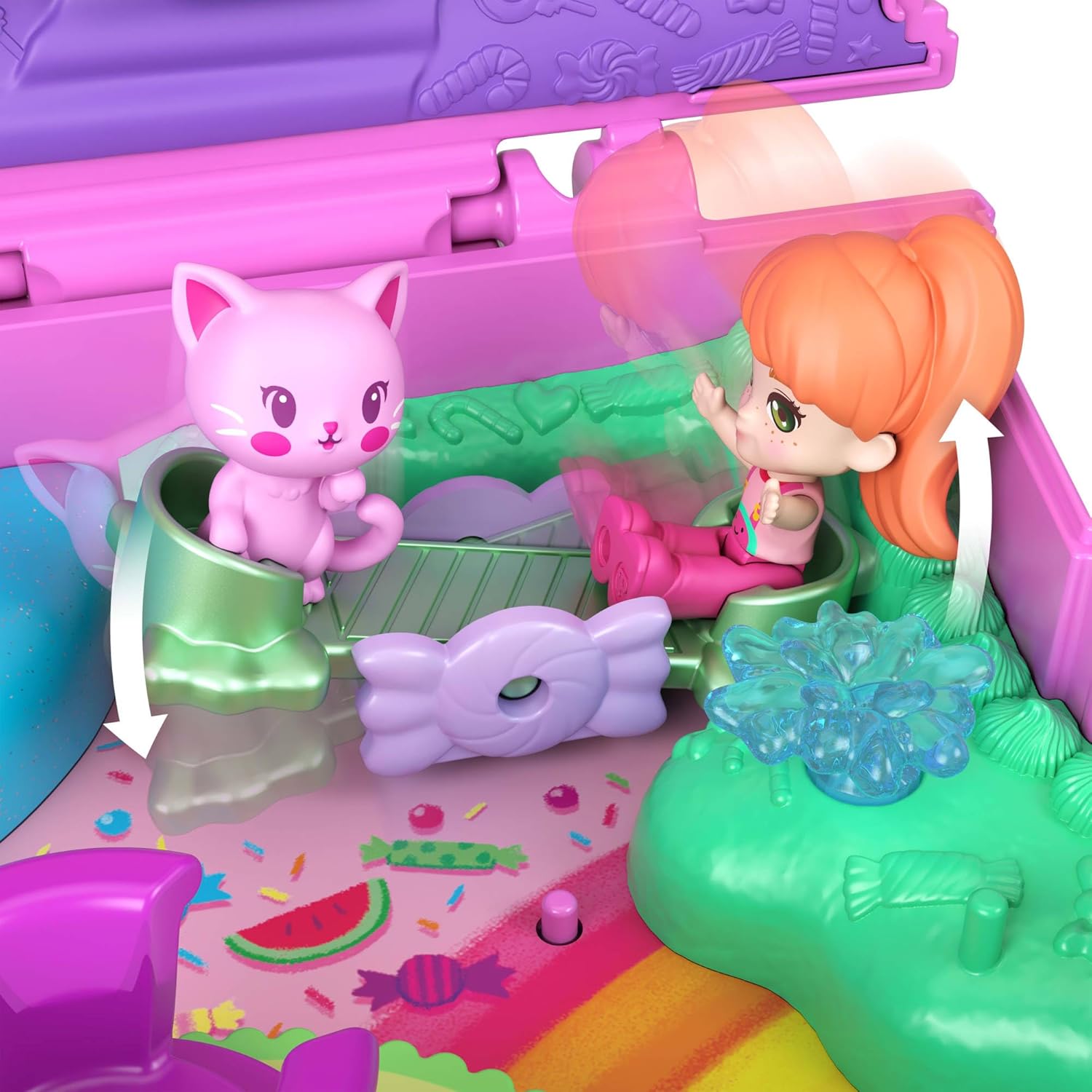 Polly Pocket Gumball Kitty Compact
