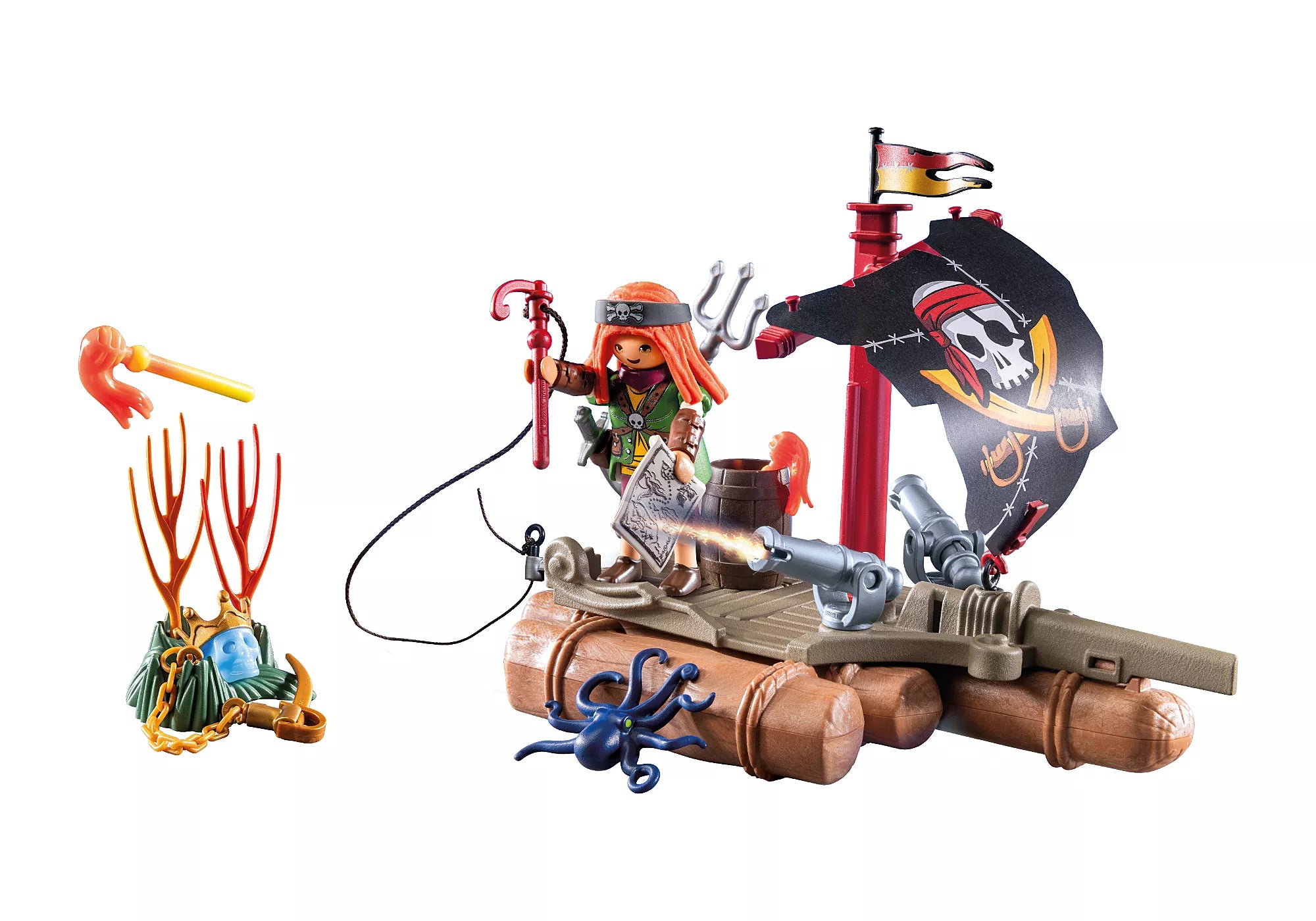 Playmobil Raft with Treasure