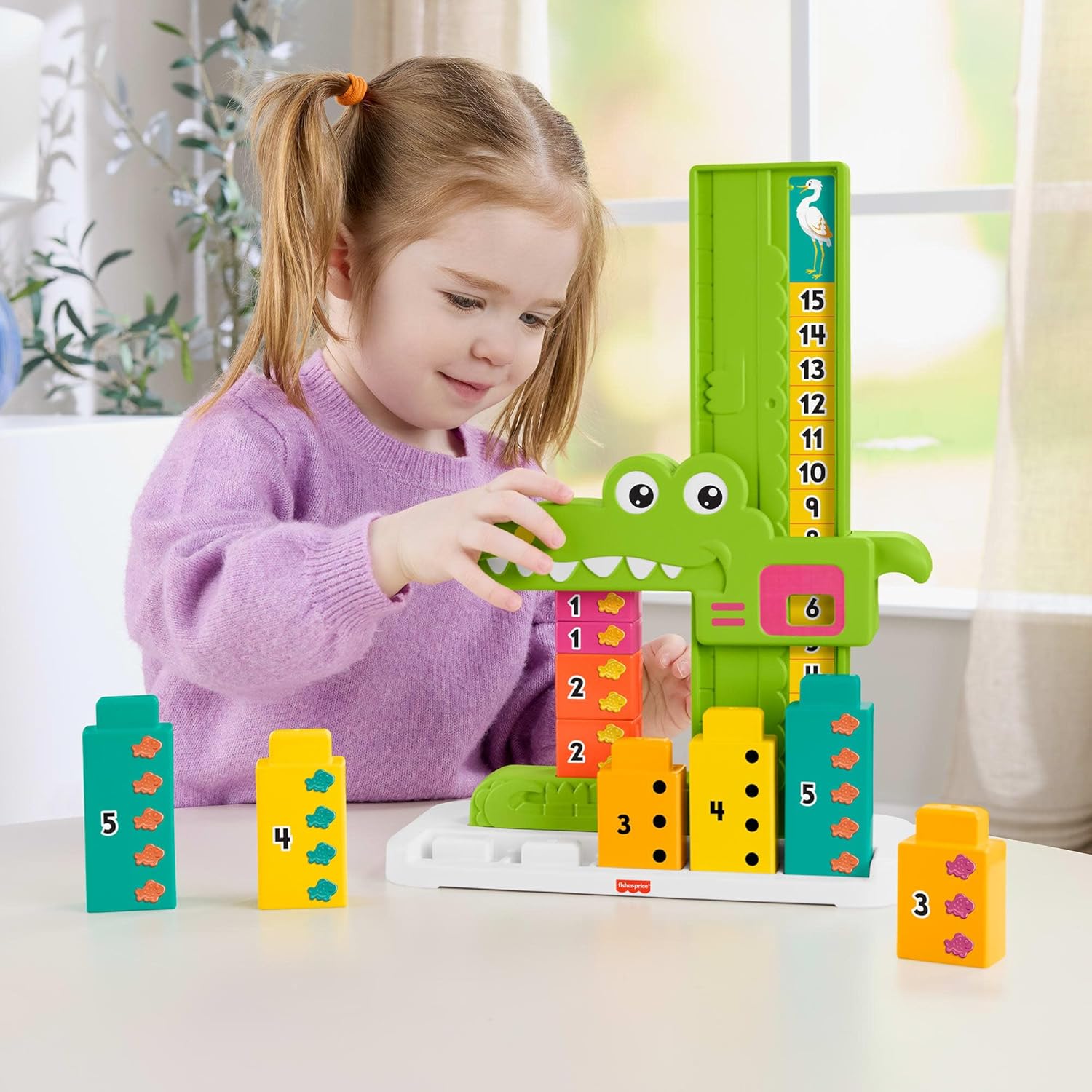 Fisher-Price Adding Alligator Educational Toy