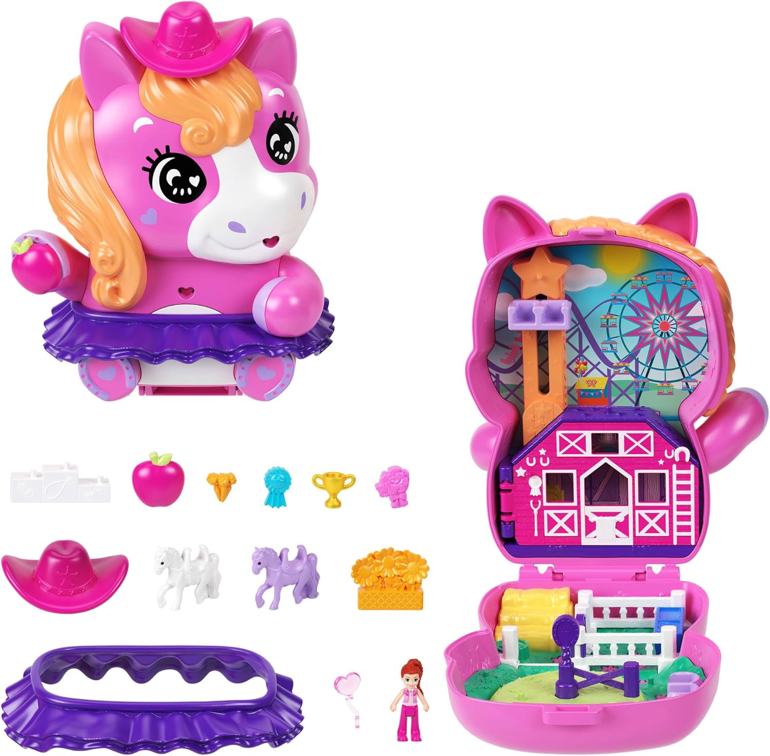 Polly Pocket Pony Rodeo Compact Playset