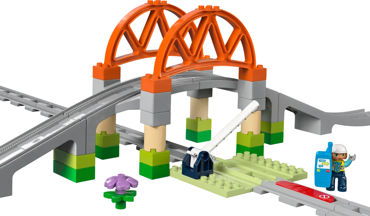 LEGO Duplo 10426 Train Bridge and Tracks Expansion