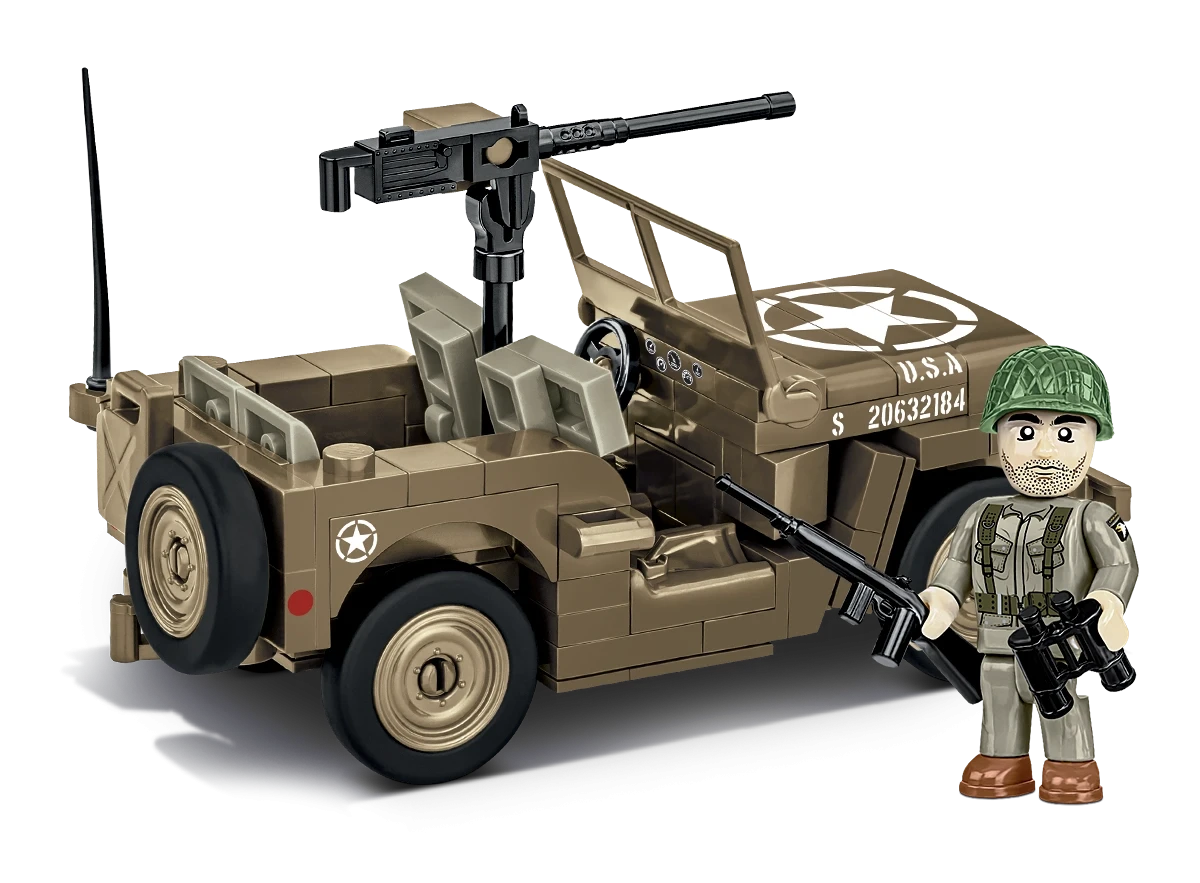 Cobi 3133 Willys MB Jeep 1:35 Scale Set