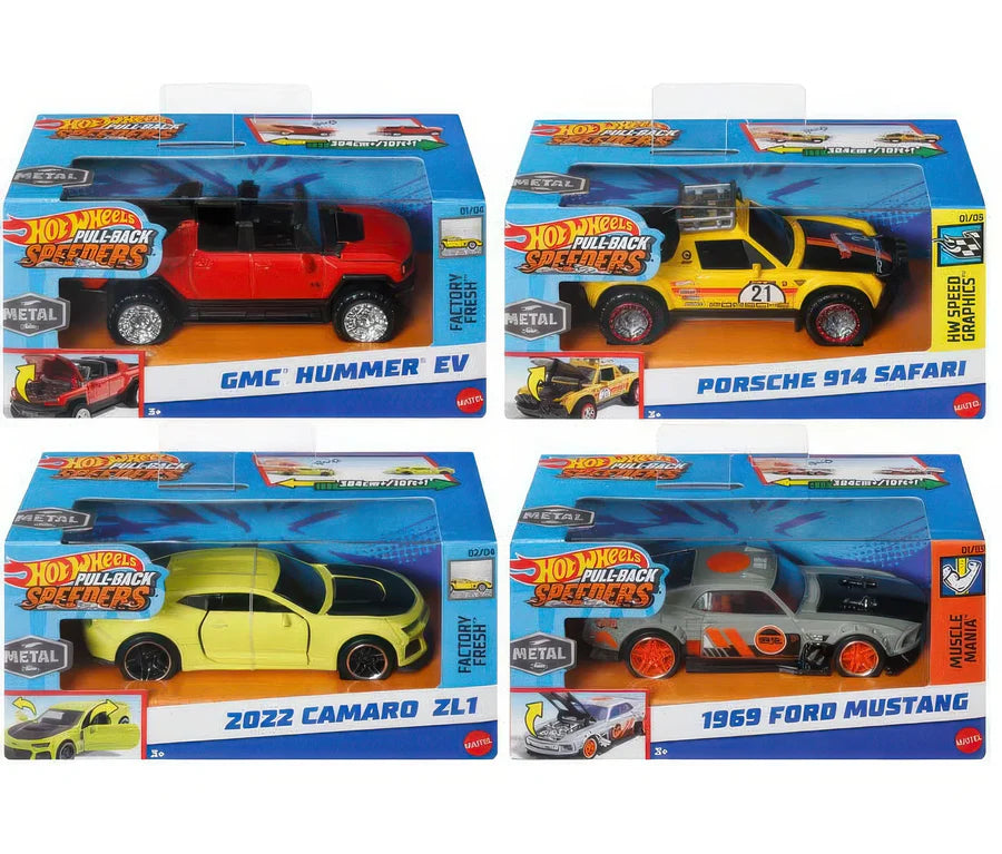 Hot Wheels Pull Back Speeders Assorted