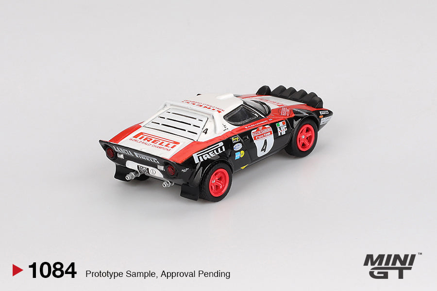 Mini GT Lancia Stratos HF #4 1978 Rally Sanremo Winner 1:64 Scale