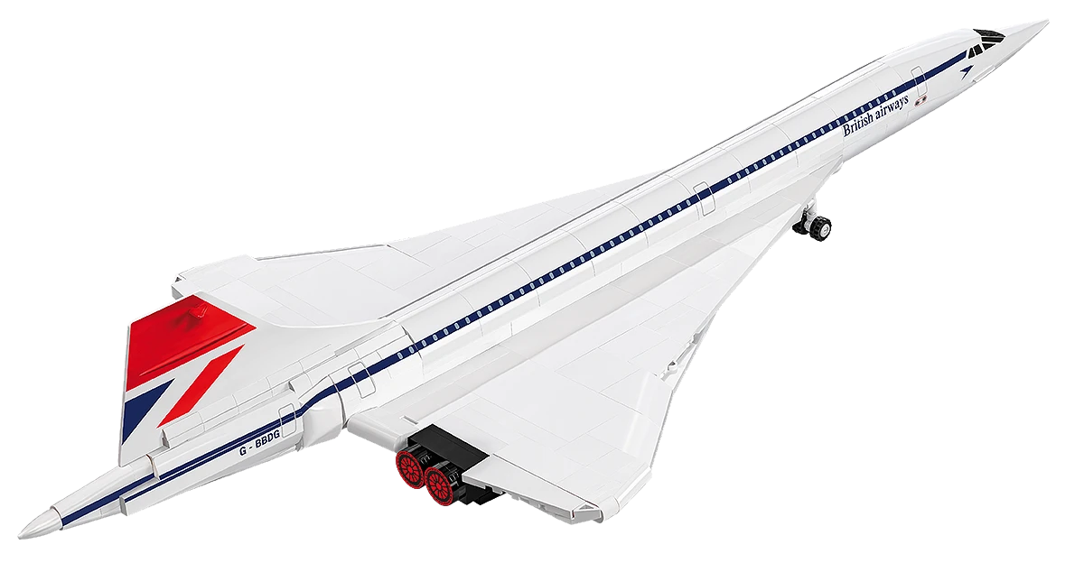 Cobi 1689 G-BBDG Concorde Brooklands Museum Scale Set