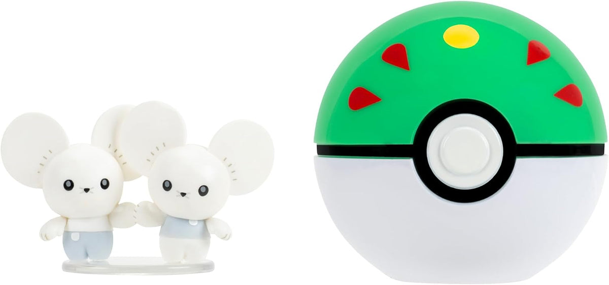 Pokemon Clip N Go Tandemaus & Friend Ball