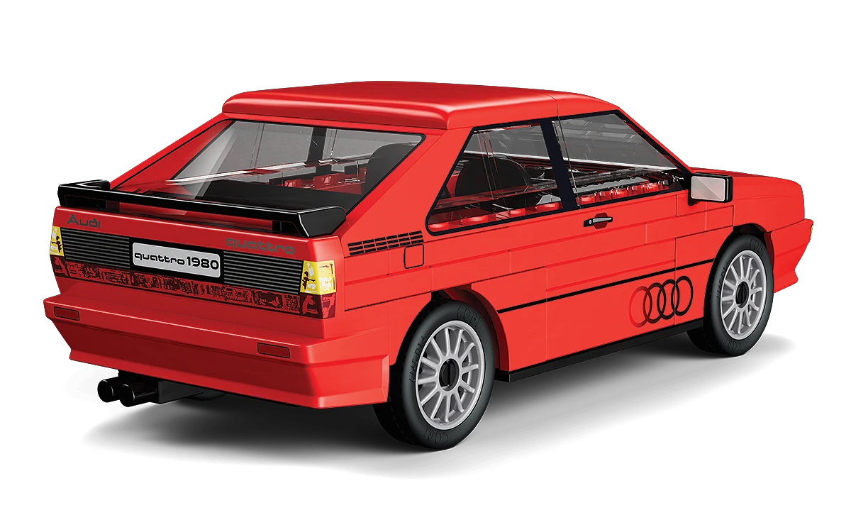 Cobi 24664 Audi Quattro Red Scale Set