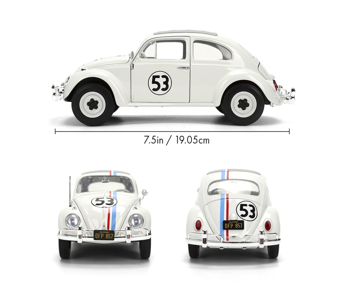 Jada Herbie The Love Bug VW Beetle 1:24 Scale Die Cast Car