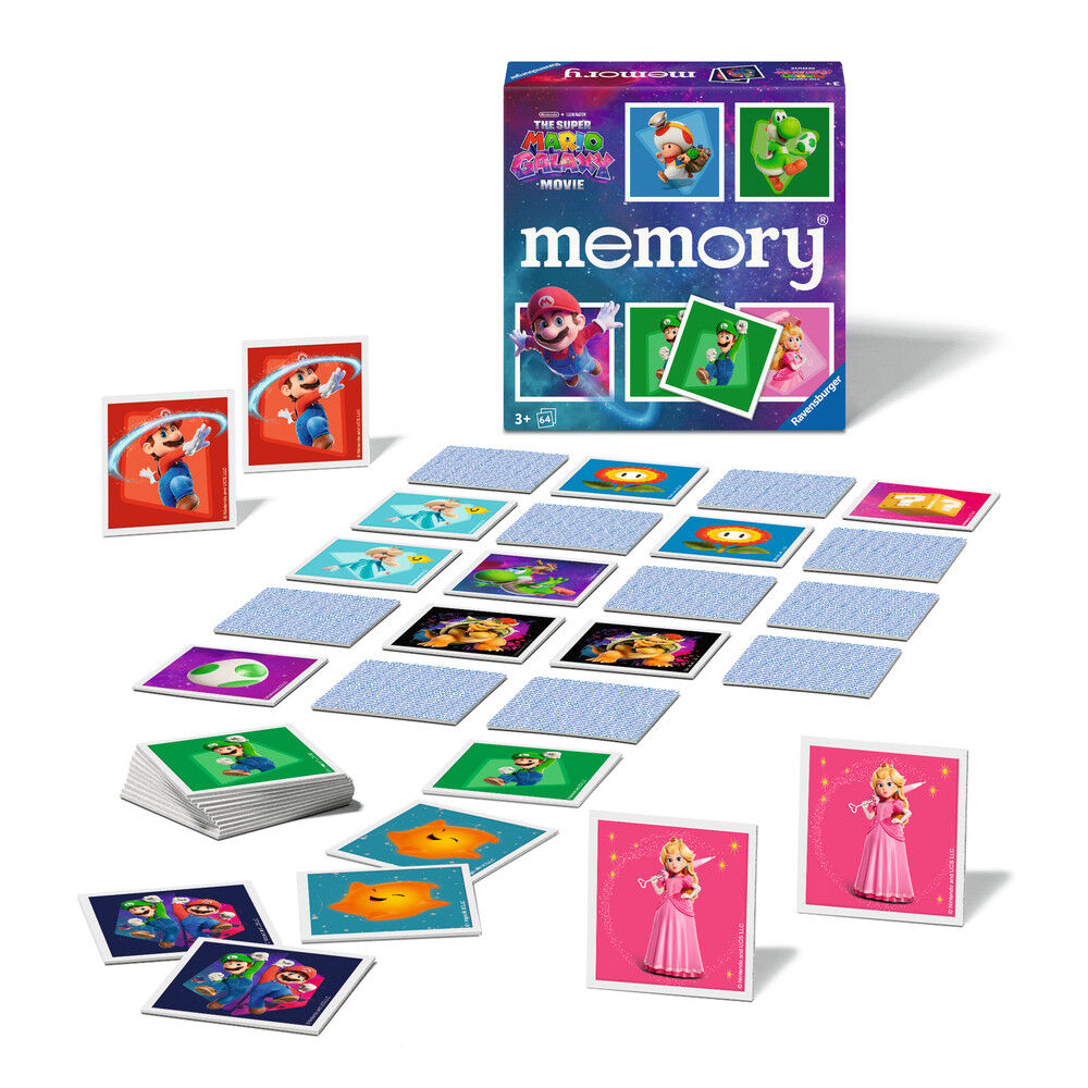 Super Mario Galaxy Movie Mini Memory Game