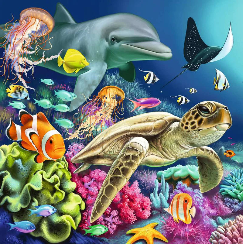 Under Water 3x49 Piece Jigsaw Puzzle