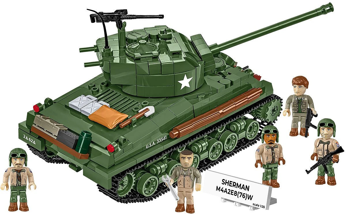 Cobi 3118 Sherman M4A2E8 Tank 1:35 Scale Set