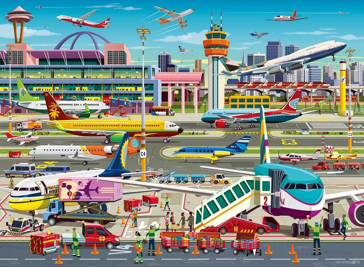 Airport Central 150 XXL Piece Jigsaw Puzzle