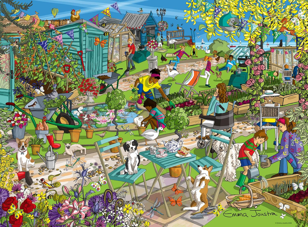 Seaside Allotment 500 Piece Jigsaw Puzzle