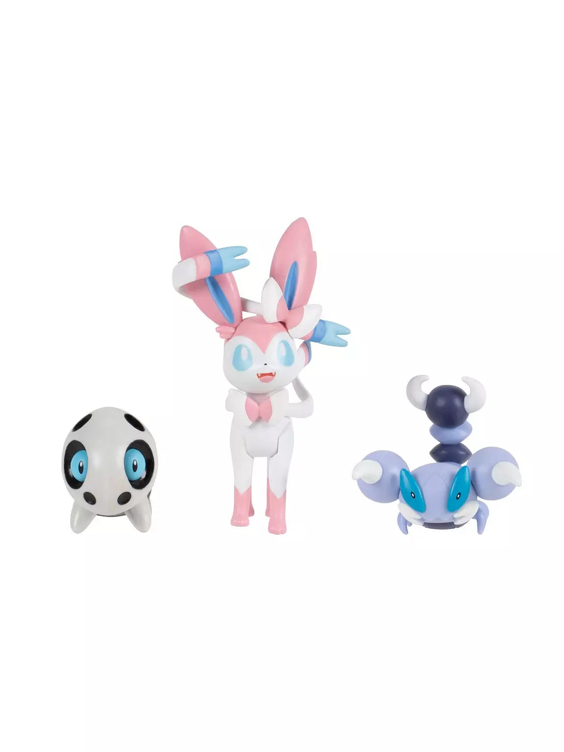 Pokemon Battle Figures Aron, Sylveon & Skorupi