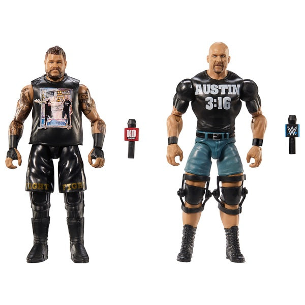 WWE Main Event Twin Pack "Stone Cold" Steve Austin vs Kevin Owens