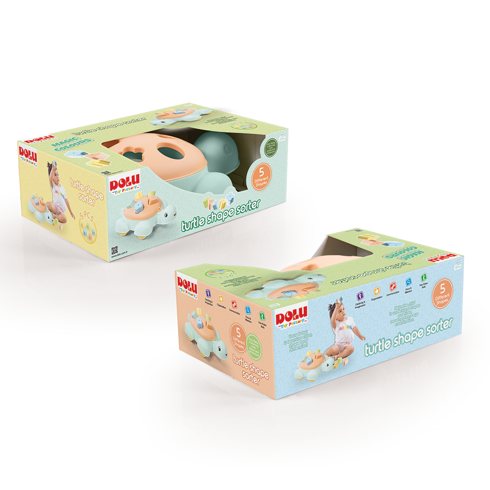 Turtle Shape Sorter 5 Piece Set