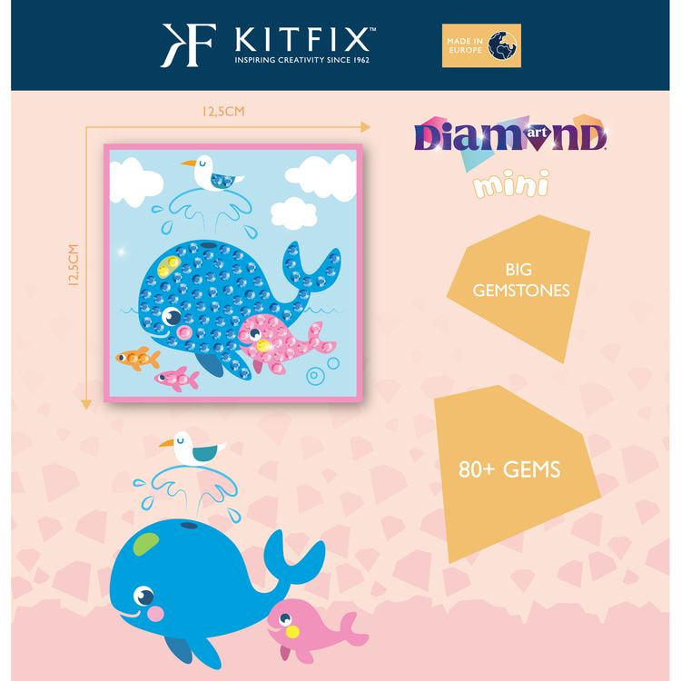 Kitfix Diamond Art Whale Family