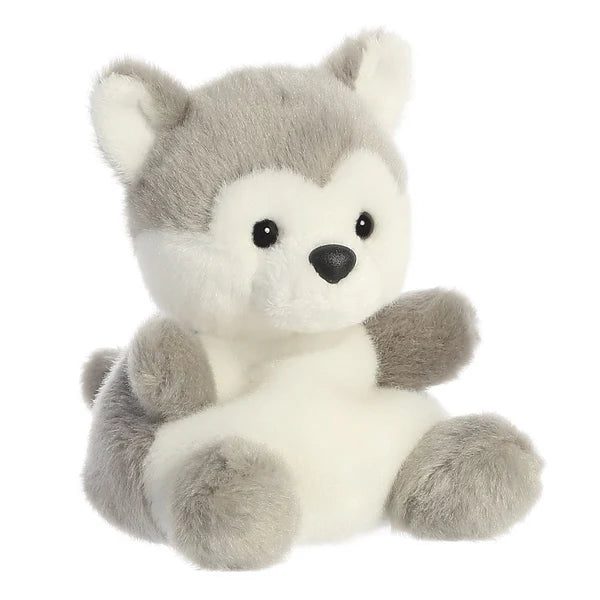 Palm Pals Busky Husky 12cm Soft Toy