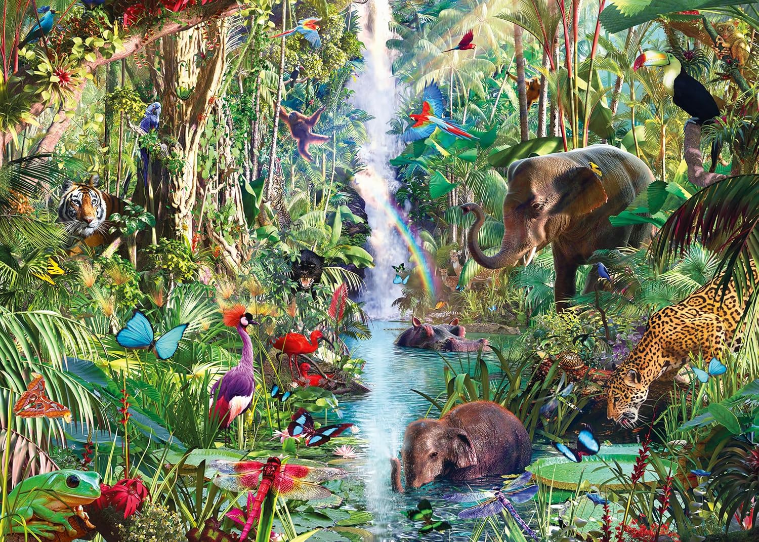 Jungle Animals 9000 Piece Puzzle