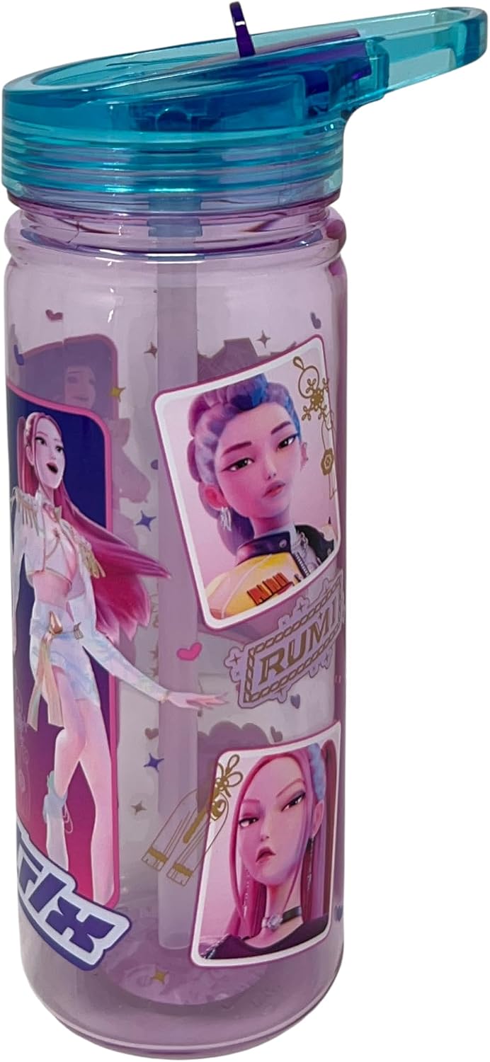 K-Pop Demon Hunter Large Plastic Sipper Bottle 580