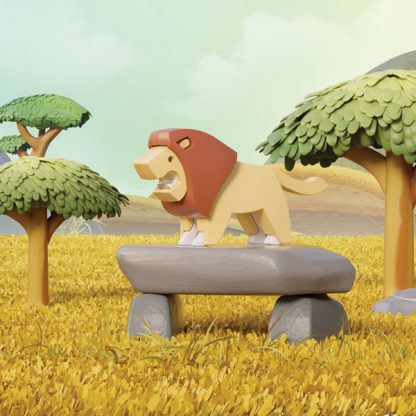 Halftoys Diorama - Lion