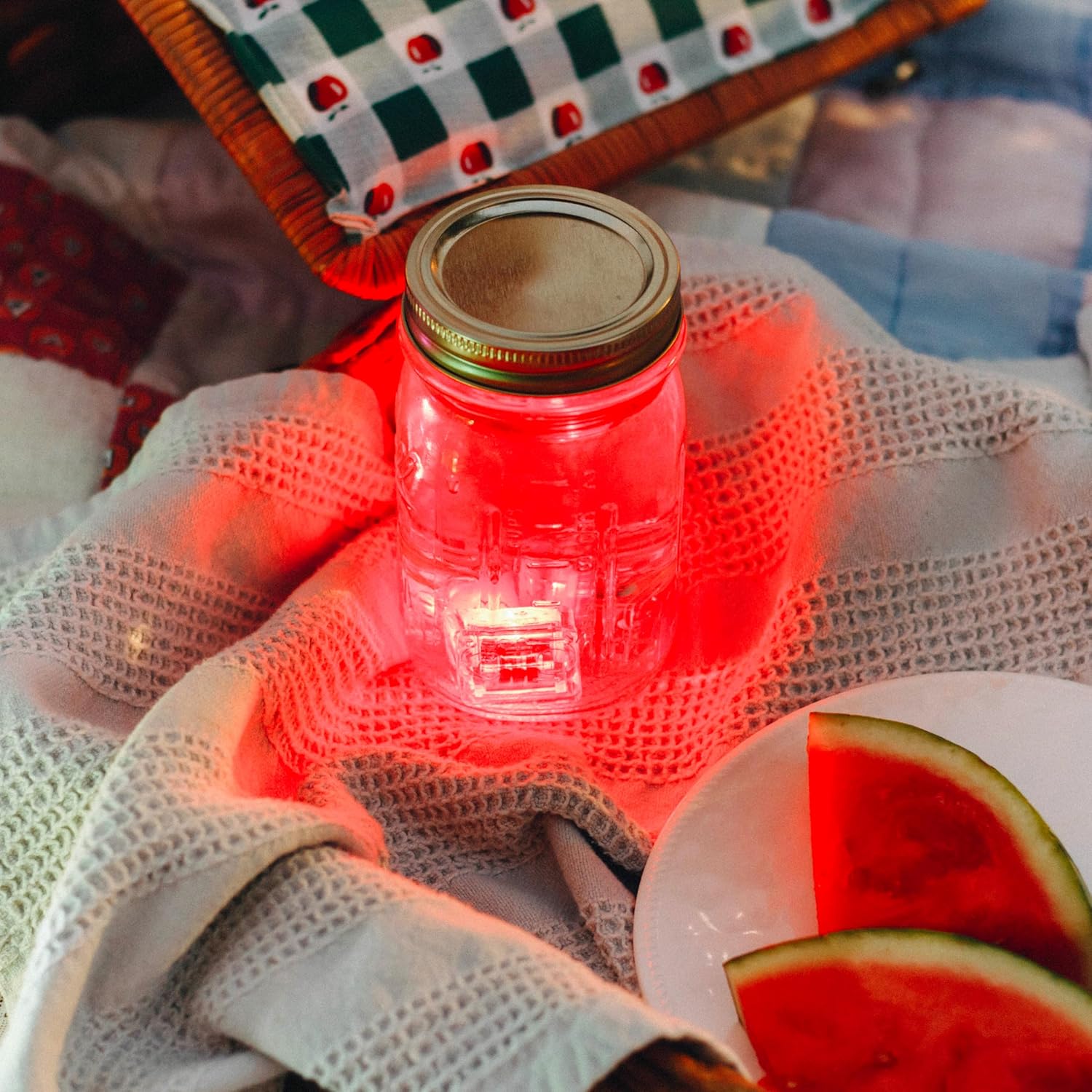 Glo Pals Light up Sensory Cubes - 4 Pack Red - Sam
