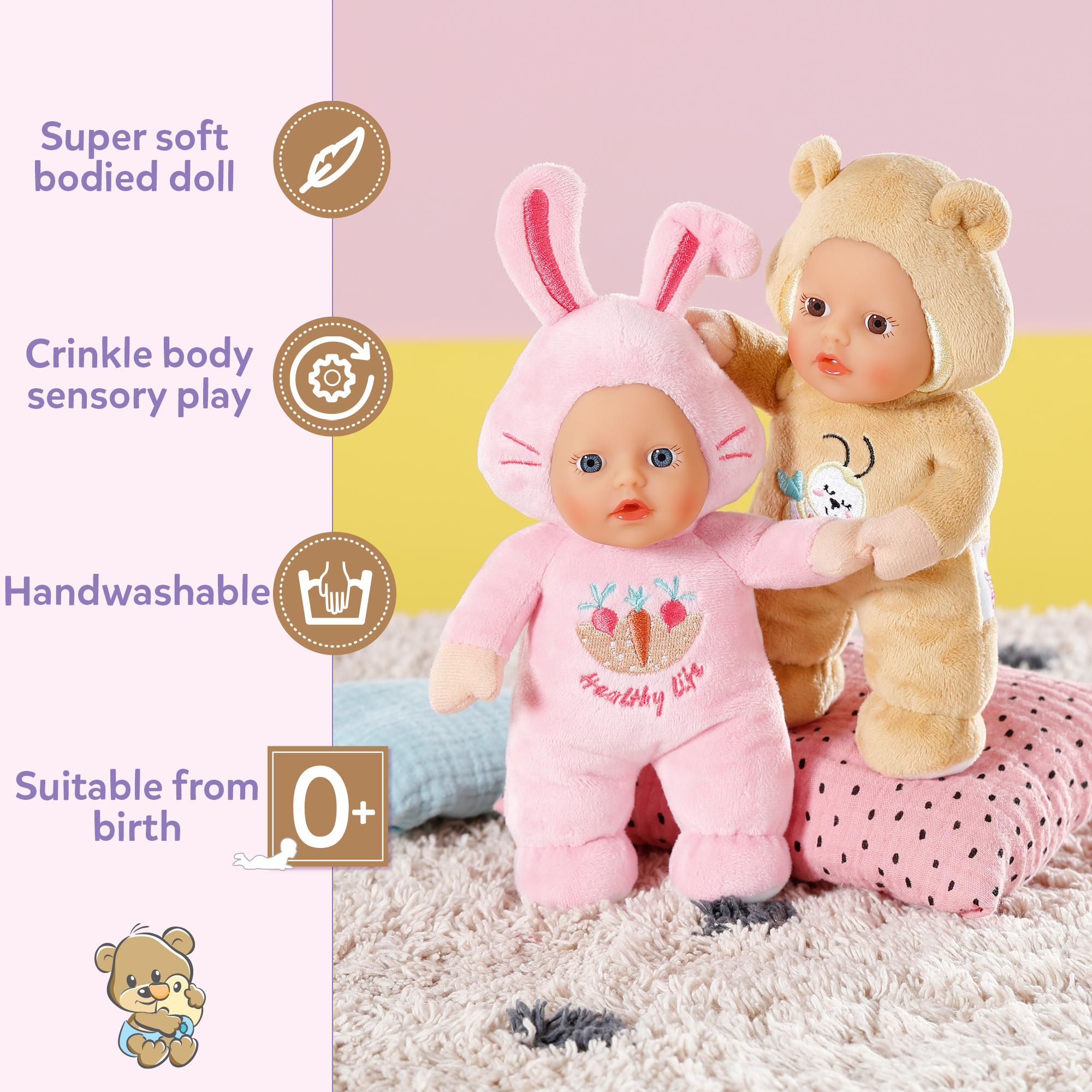 BABY born Cutie for babies 18cm Doll