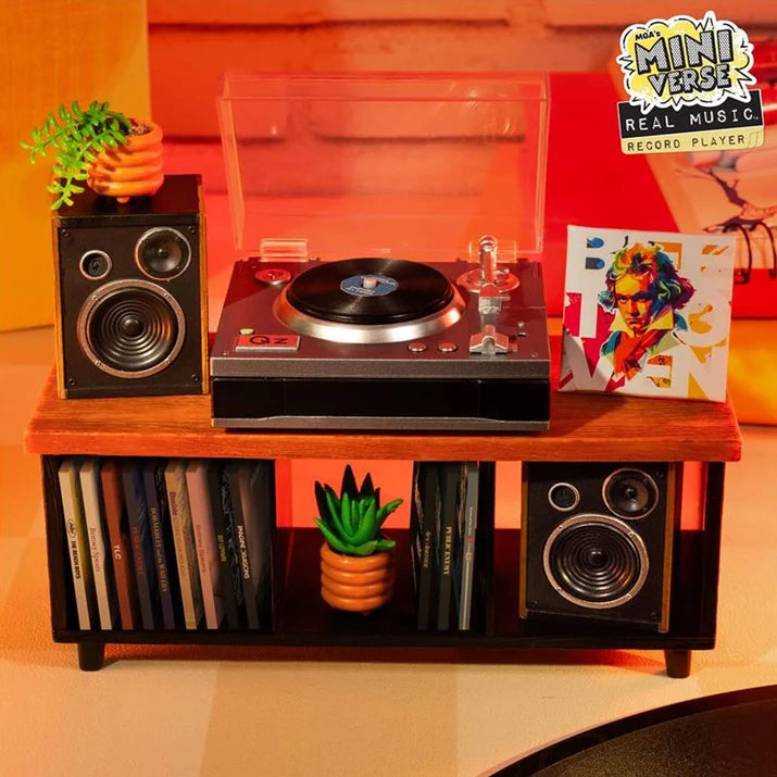 Miniverse-Real Music Vinyl Record Player