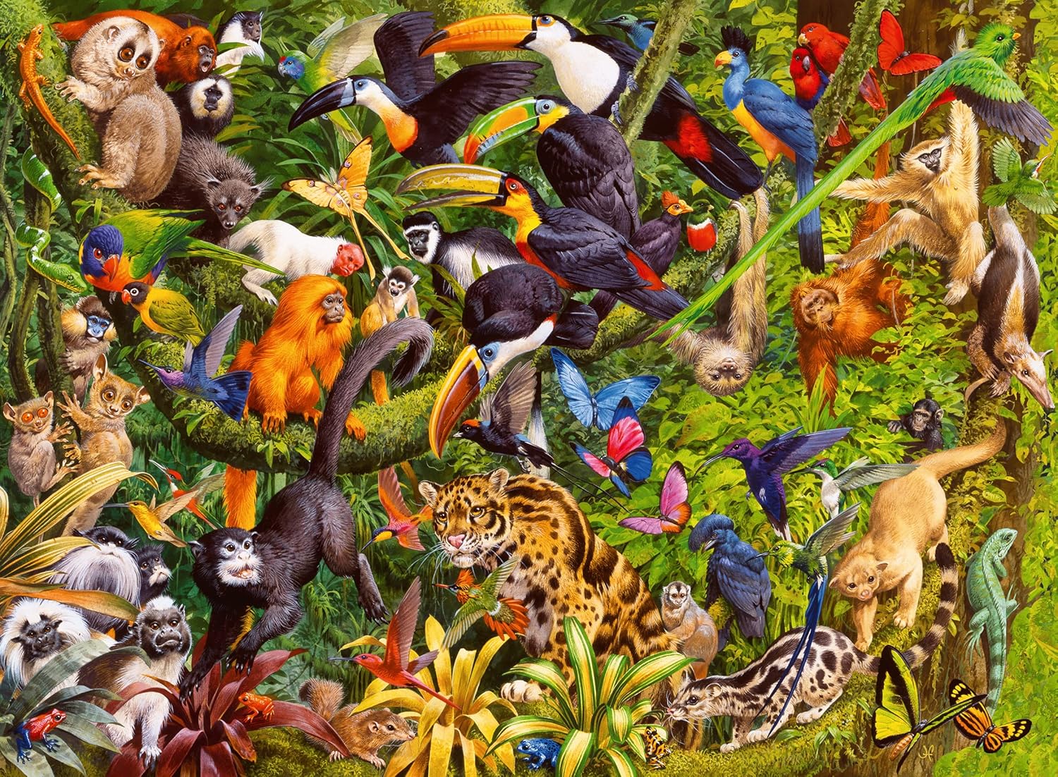 Tropical Rainforest 200 XXL Piece Jigsaw Puzzle