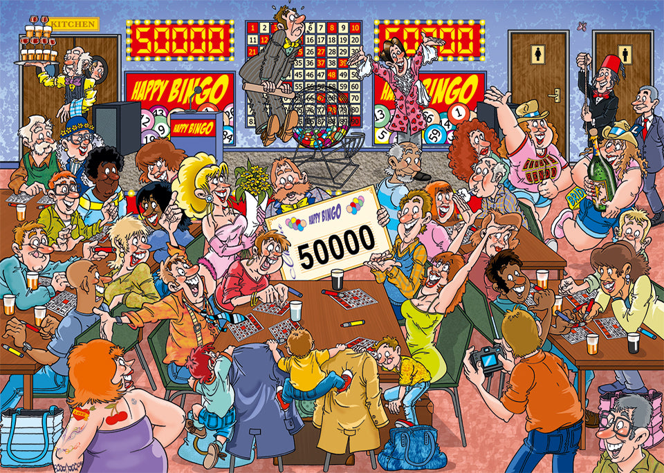 Wasgij Mystery Puzzle - Bingo Blunder! 1000 Piece