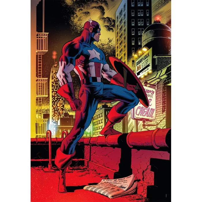 Clementoni Marvel Capt America 1000 Piece Jigsaw
