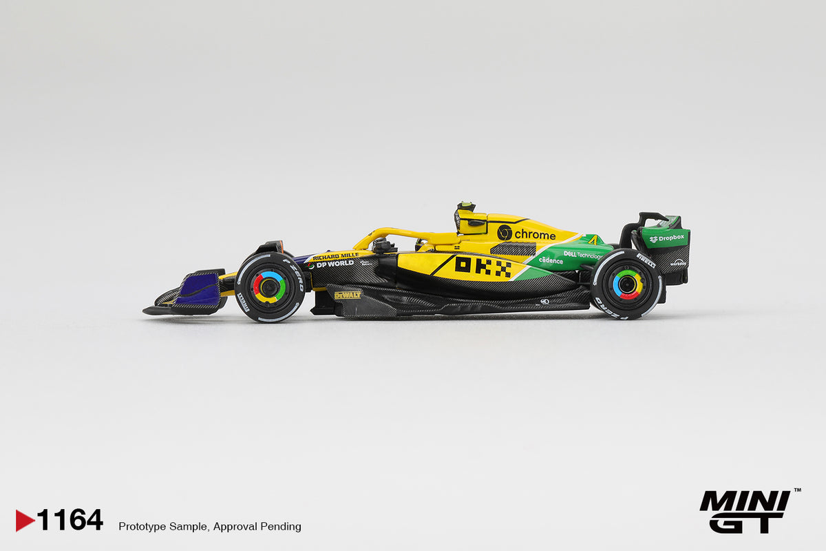 Mini GT McLaren MCL38 Lando Norris 2024 Monaco GP 1:64 Die Cast Model
