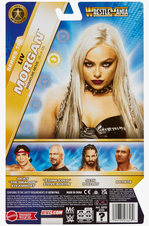 WWE Wrestlemania Main Event Series 152 Liv Morgan