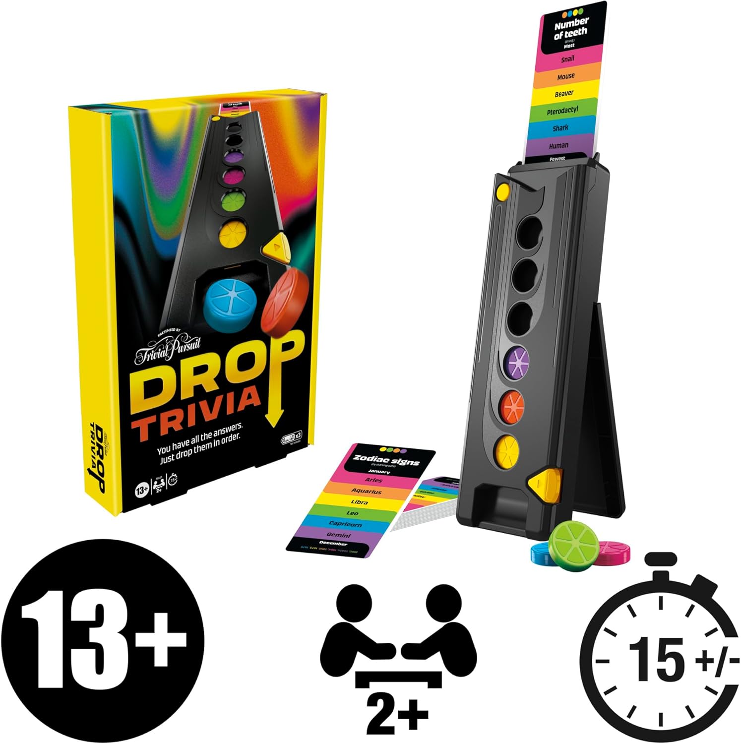 Trivial Pursuit Drop Trivia Game