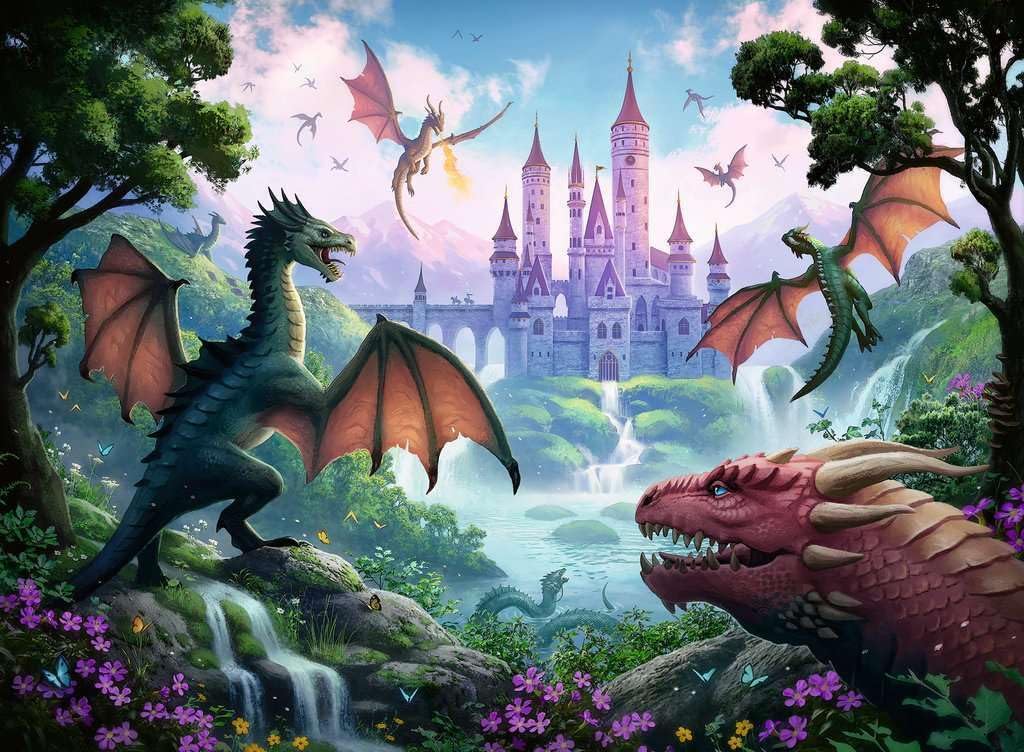 Dragons 300 XXL Piece Jigsaw Puzzle