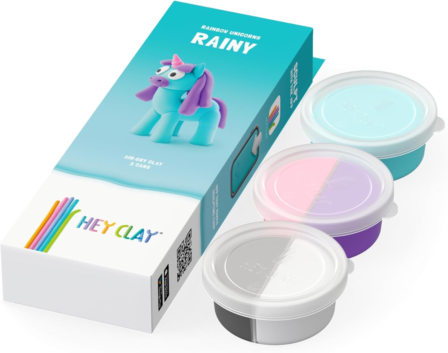 Hey Clay Unicorn Single Pack - Rainy