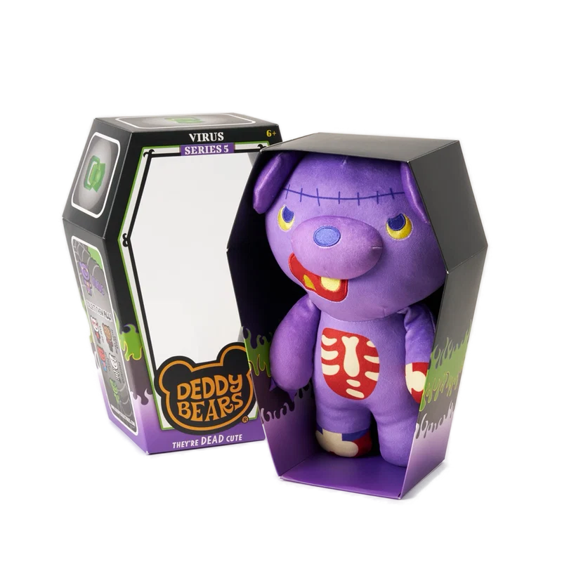 Deddy Bears Virus 12" Coffin Plush
