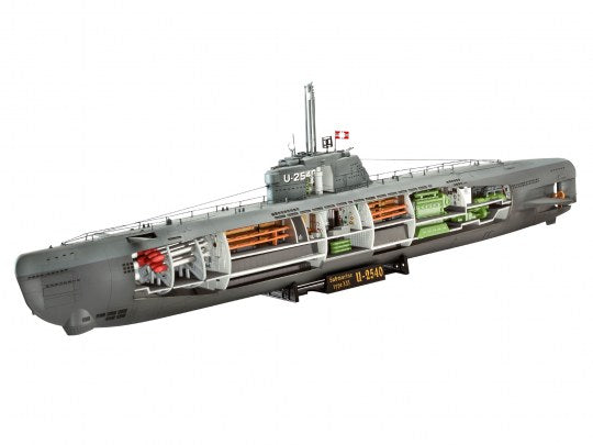 German Submarine Type XXI 1:144 Scale Kit