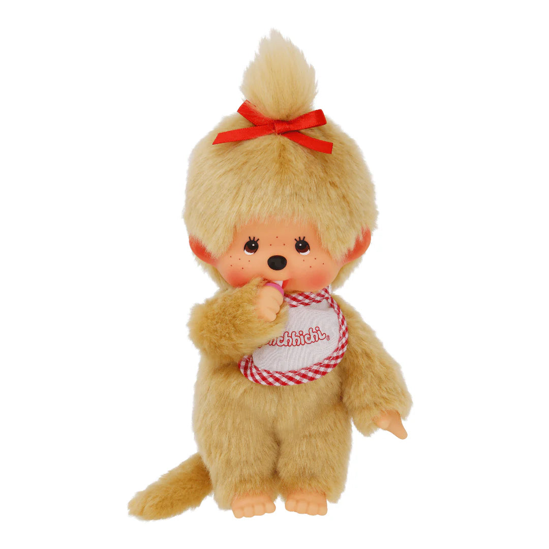 Monchhichi Beige Girl Plush Doll