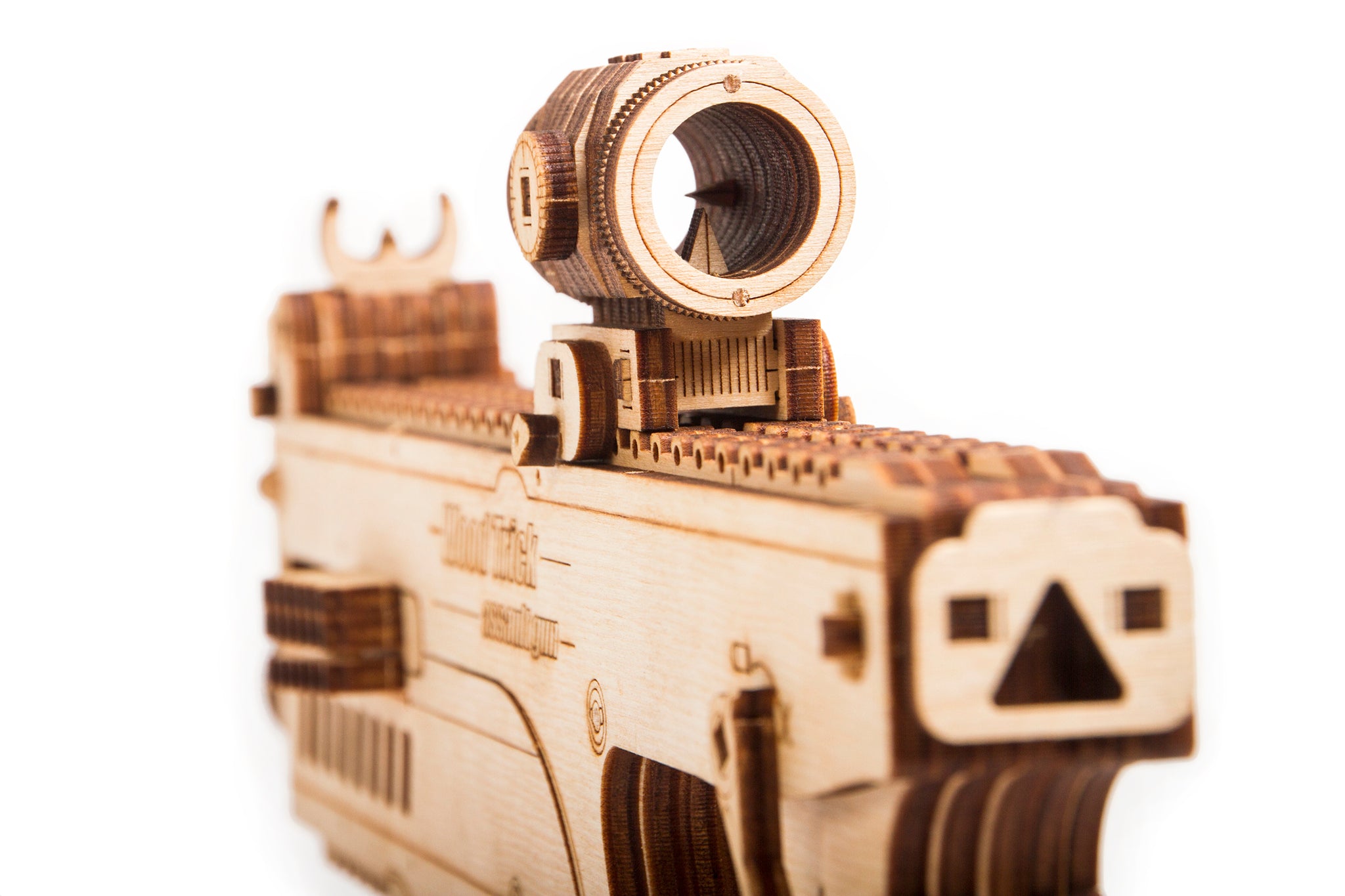 Wood Trick Assault Gun 3D Set