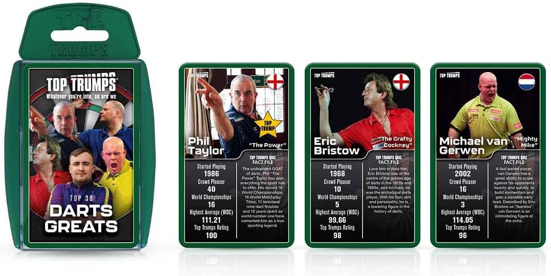 Top Trumps Darts Greats