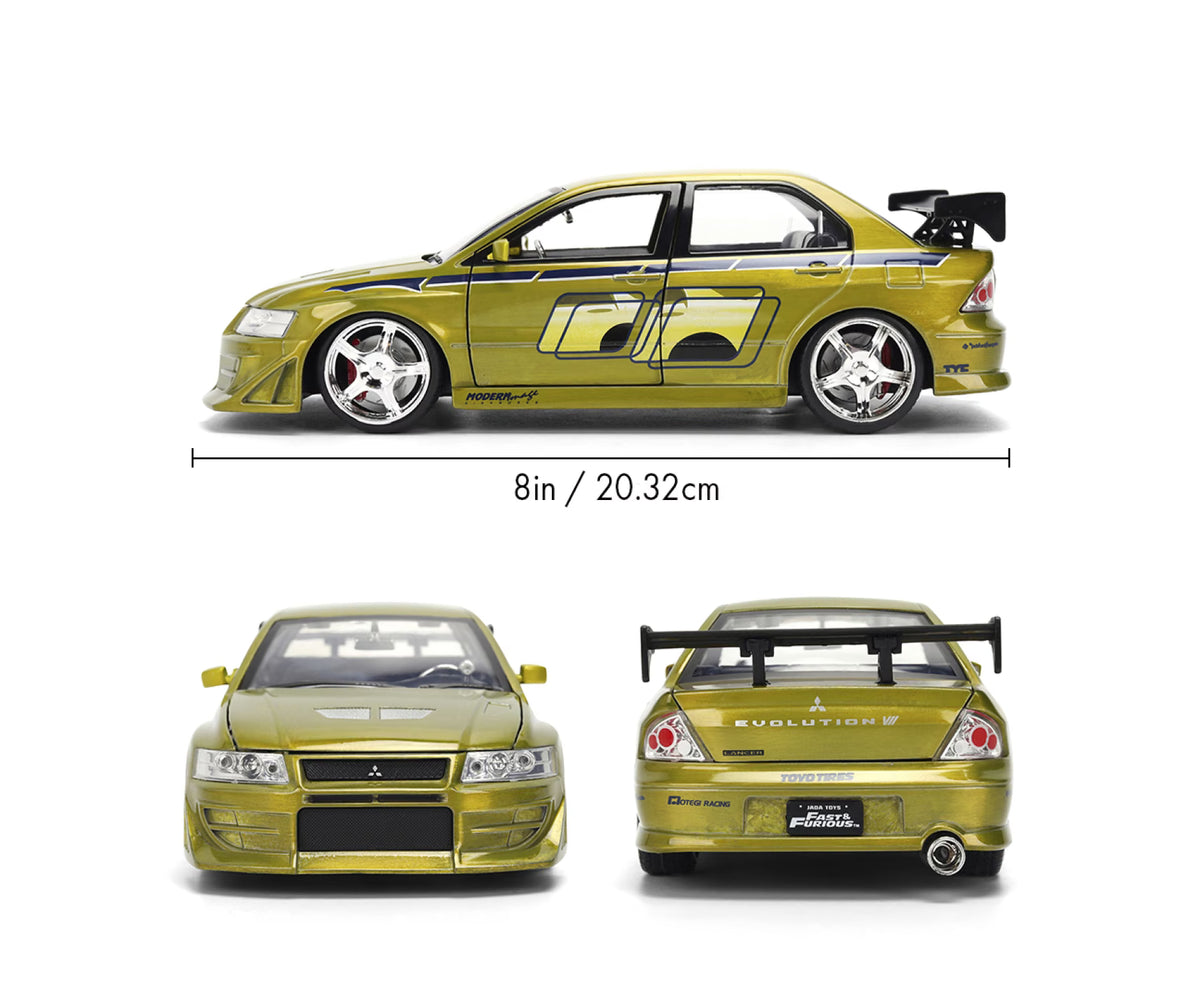 Fast & Furious Mitsubishi Lancer Evolution VII 1:24 Scale