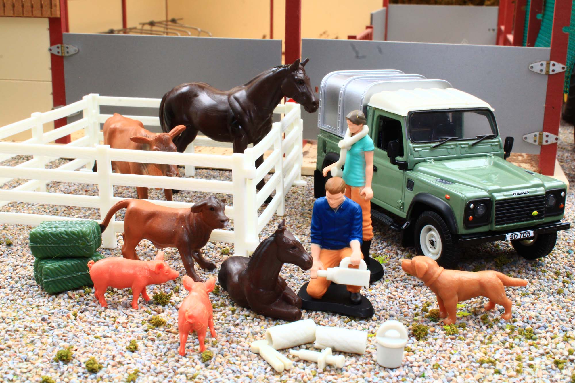 Britains Land Rover Vet Playset