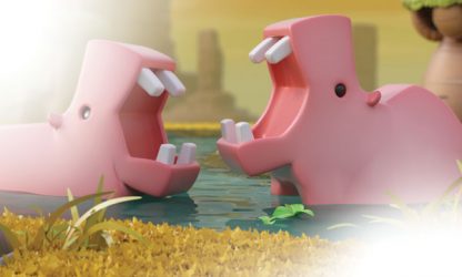 Halftoys Picture book - Hippo
