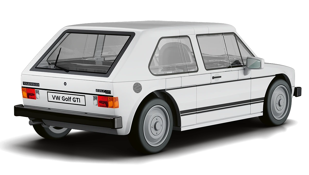 Cobi 24662 Volkswagen Golf GTI  Scale Set